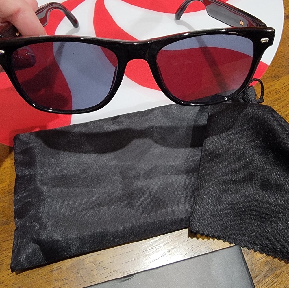 Sunglasses Bluetooth Glasses black used once